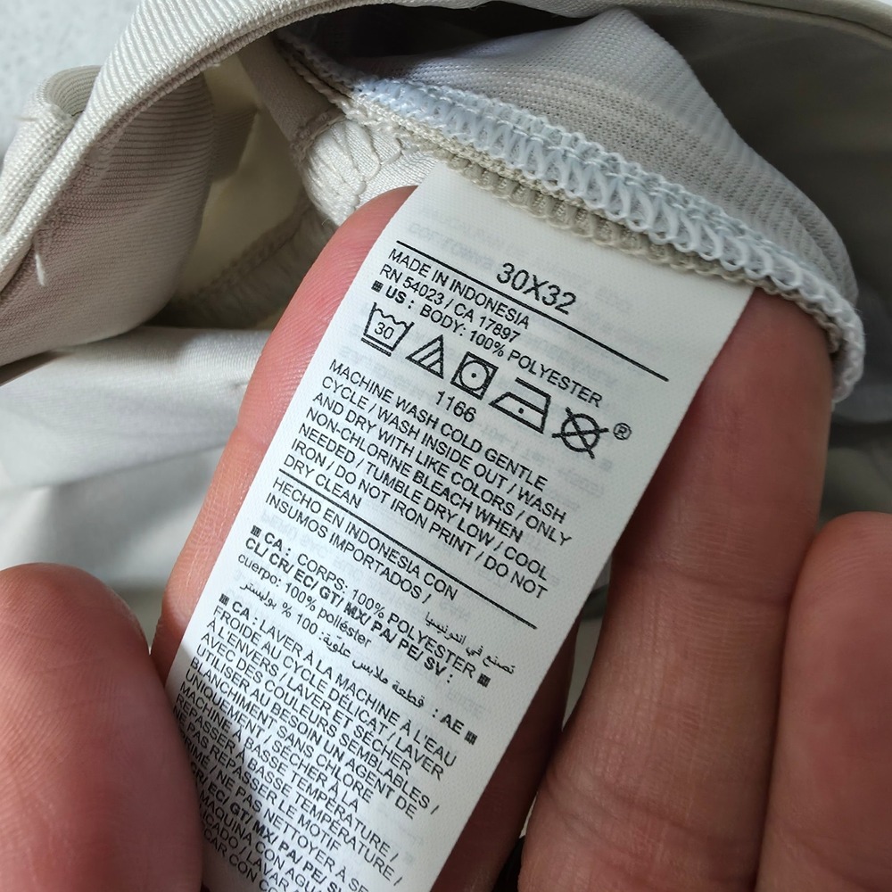 NEW Old Navy Tech Hybrid Pants Mens 30/32 Gray Slim Go-Dry Cool Stretch $55 - Picture 5 of 11